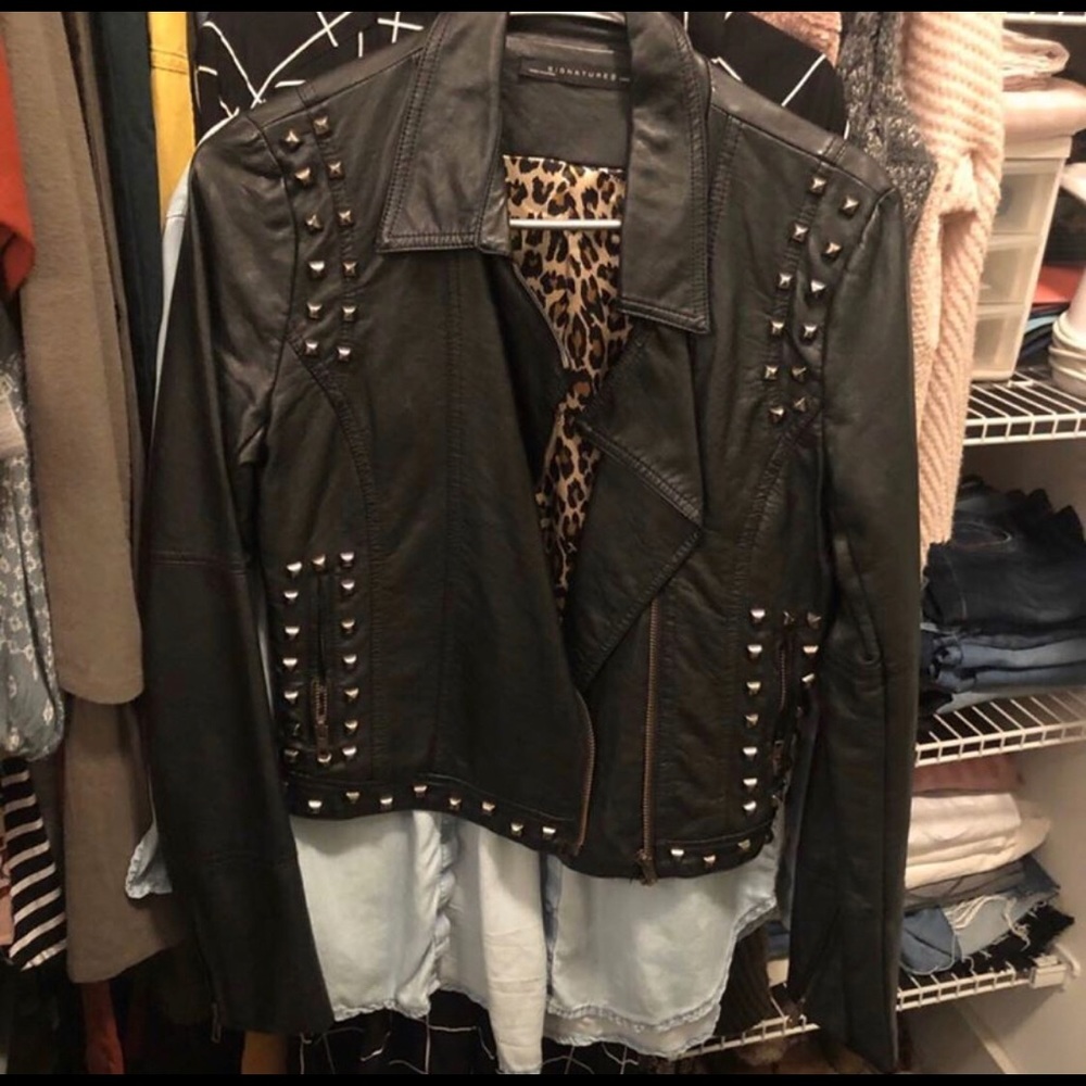 Faux Leather Jacket